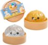 2PCS Mystery Dumpling Squishy with Steamer Box (Gold & Silver)