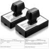 2 Pcs Notary Stamps with Acknowledgement and Jurat Stamp 1.38 x 3.35 Inches Self Inking Notary Seal Professional Legal Document Stamps for Public Sworn Subscribed