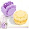2PCS Silicone Shower Steamer Holder with Suction Cup & Cord, Aromatherapy Steamer Tray for Shower Wall & Floor- Shower Steamers Tray for Bathroom, Bedroom & Living Room