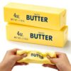 2 PCS Slow Rising Butter Squishy Toys, Soft Squeeze Stress Relief for Office and Home, Sensory Fidget for Anxiety Relief and Focus, Yellow