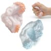 2PCS Squish Toy Shapeable Scented Squeeze Toys for Adults Kids Portable Stress Relief Fidget Toys for Home, Office, School, Ornaments extérieurs