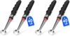 2PCS Telescoping Magnetic Pickup Tool with 40lb Pull Force, 30in Telescopic Strong Magnet Sticks, Non-Slip Long Extendable Magnet Pickup Tools, Magnetic Nail Picker Upper (Pack of 2)