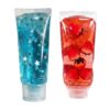 2Pcs Toothpaste Squishy, Cute Slow Rising Squeeze Stress Relief Sensory Toy for Office Home Desk (Blue Red)