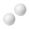 2Pcs Unfinish Foam Balls 4Inch White Polystyrene Foam Spheres for Painting Home Decorations Flower Arrangement Smooth Face Spume Balls