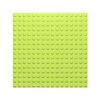 2 Piece Plate 16 x 16, Apple Green, Compatible with Lego Parts and Pieces