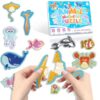 2 Piece Puzzles for Toddlers 1-3 - 17 Self-Correcting Sea Animal Magnetic Matching Puzzle for Toddler 1-3 for Fridge & Whiteboard, Heads and Tails Toddler Puzzle, 2 Piece Puzzles for Toddlers 1-3