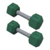 2 Pieces Silicone Dumbbell Toy Featuring Shock Absorption for Infant Play and Exercise Routines Portable Toy