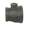 2" X 1-1/2" X 1/2" (Ductile Iron not Malleable Iron) BLACK IRON REDUCING TEE, UL/FM Listed