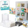 2"x2" Clear Mini Acrylic DIY Magnet Photo Fridge Set with Adhesive Backing
