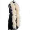 2 Yards 80g Turkey Chandelle Feather Boa for DIY Craft,Party Dancing Dress Up, Halloween Decoration-Champagne