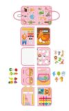 2 Year Old Girl Gifts, Montessori Busy Book for Toddlers 1-3, Educational Toys for 1 2 Year Old Girls, Birthday Gift for 1+ Year Old, Fine Motor & Life Skills Activity Book, Travel Toys for Toddler
