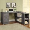 3-Drawer L-Shape Computer Desk for Office