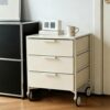 3-Drawer Rolling Storage Cart, File Cabinet with Wheels, Utility Cart