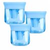 3-Hole Handheld Pencil Sharpener with Lid for Standard & Jumbo Pencils (Blue)
