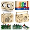 3-in-1 STEM Kit for Kids: Build a Radio, Recorder & Bluetooth Speaker – Fun DIY Electronics Project for Teens, Toy Set Gifts for Boy Girl