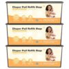 3-Pack Diaper Pail Refills (90 Bags Total) – Compatible with Genie Easy Roll Signature & Platinum, 7-Layer Odor Barrier, Leak-Proof & Durable