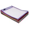 30-Pack Reusable Dry Erase Pockets, Waterproof PVC with Sturdy Hanging Grommet