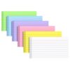 300 Count Colored Index Cards 3 X 5, Flash Cards for Studying