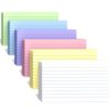300 Count Ruled Index Cards 3 x 5 Inch, Colored Lined Note Cards, Thick Flash Cards Perfect For School and Office Supplies, Lined & Blank Index Cards Ideal for Note Taking, To-do Lists and Tests