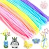 300 Pack Pipe Cleaners Craft Bulk, Art Supplies for Projects Creative DIY Room Decor Color Chenille Stems for Arts and Craft Projects Creative DIY Decorations