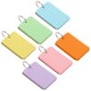 300 Pcs 2.2x3.5 Color Index Cards with Ring, 6 Color Ruled Notecards