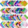 300pcs 2in Random Pop Bubble Fidget Sensory Toys, Pop Toy Bulk for Party Favor, Classroom Student Prizes Easter Basket Goodie Bag Stuffers Christmas Valentine Gift for Kid
