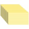 300PCS Index Cards 3 x 5 Inch, Yellow Flash Cards, Lined Flashcards Notecards, Flash Cards for Studying, Ruled Front and Blank Back, Note Cards for Office, Home and School