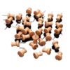 300pcs Wooden Push Pins for Bulletin Board, Map, Cork Board Decoration
