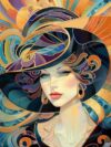 300 Piece Puzzles for Adults - Abstract Opera Girl Wooden Jigsaw Puzzle for Adults Beginners, Unwind from Daily Life, for Family Bonding Activities