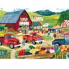 300 Piece Puzzles for Adults, Farmer’s Market Jigsaw Puzzle with Fresh Fruits, Large Piece Trucks Puzzle for Kids Ages 8-10 10-12, Fun Farm Countryside Puzzles,Family Game Great Gift 20.5 * 15in