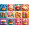 300 Pieces Jigsaw Puzzle for Adults, Patchwork Felt Art Puzzle, Colorful Textile Pattern Artwork Puzzle, Family Puzzle Game, Brain Teaser, Premium Cardboard Puzzle, Home Wall Decor