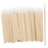 300 Pieces Wooden Handle Cotton Swab Tattoo Permanent Supplies Tipped Applicator Cotton Swabs Makeup Cosmetic Assistant Sticks For Eyebrow Tattoo Makeup