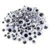 308 Pieces Wiggle Eyes Craft Embellishments Self Kids Toys Doll DIY Crafts Supplies Cardmaking Crafts Suitable for School Crafts Kids, Black and