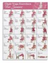 30 Day Chair Yoga Challenge Canvas Poster Elderly Gentle Stretch Exercise Guide Home Decor Living Room Bedroom 12x18 Inch