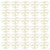 30Pcs Butterfly Shape Metal Paper Clip for Document Note Card Picture Management 38x32mm Colored Bookmarks Page Clips Document Clips