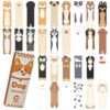 30Pcs Dog Bookmarks Bulk, Cute Paper Book Marks for Reading Lovers