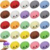 30PCS Dumpling Squishy Pack, 6 Colors 5 Each, Taba Squishies Kawaii Squishy Fidget Toys