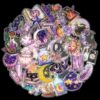 30PCS Holographic Foil Magic Witch Astrology Transparent Stickers ﻿