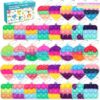30PCS Party Favors for Kids, Bulk Fidget Toys, Birthday Party Toys, Small Classroom Prizes Box Fidgets Toys for Kids Toddlers Adult, Goodie Bag Stuffers, Treasure Chest, Bubbles Poppers,Relieve Stress
