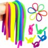 30 Pcs Sensory Autism Toys for Kids, Stress Relieving Elastic Noodle Rope