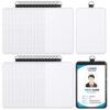 30pcs Sublimation ID Badge Holder Blanks, Bulk Leather ID Badge Holder,Heat Transfer Print Waterproof Sublimation Name Tags Blanks for Office Employees Students