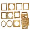 30pcs Vintage Frame Stickers Scrapbook Decorative Paper Gold