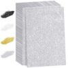30 Sheets Glitter Cardstock Paper 8" x 12" 250GSM (Silver)