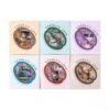 30 Sheets Scrapbooking Stickers for DIY Diary Album Decor, Fresh Retro Paper Sticker Pack 3.3x4.7 Inch(C)