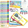 30 Word Family Flip Books, 3-in-1 Read and Rhyme Flip Activity Book Set, ABC Vocabulary Flash Cards, Sight Words Flashcards, Learn to Read Phonics Cards for Kindergarten, Homeschool Supplies