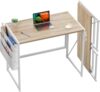 31.5" Folding Desk Foldable Computer Desk 2.2" Thick for Small Space