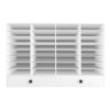 32-Compartment Literature Organizer w/2 Drawers, PVC Paper Storage Cabinet