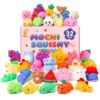 32 Pack Mochi Squishy Toys, Kawaii Squishies Party Favors for Kids