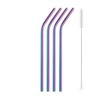 32Pcs Reusable Metal Straws 304 Stainless Steel with Cleaning Brushes