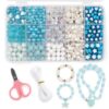 330Pcs Ocean Theme Bead Kit for Jewelry Making, 15 Grids